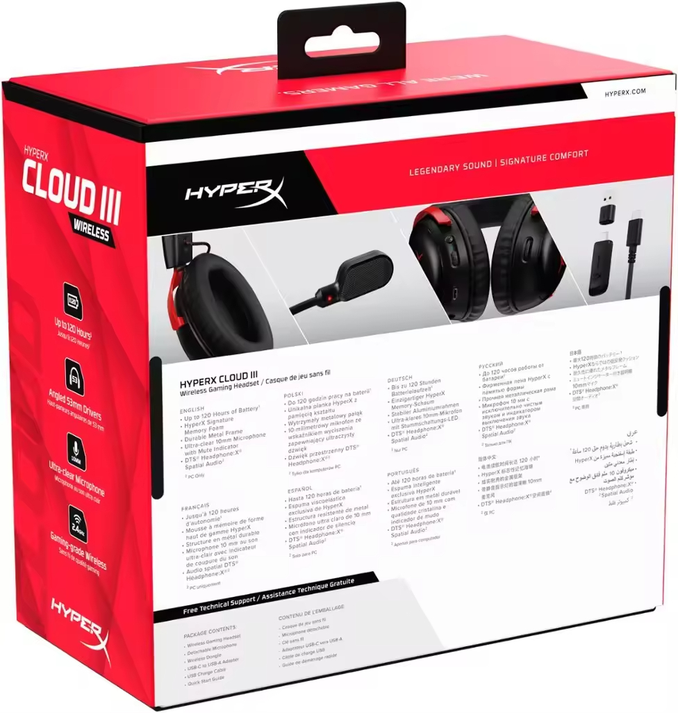 Pc Gaming Cloud - Auriculares inalámbricos para juegos HyperX Cloud