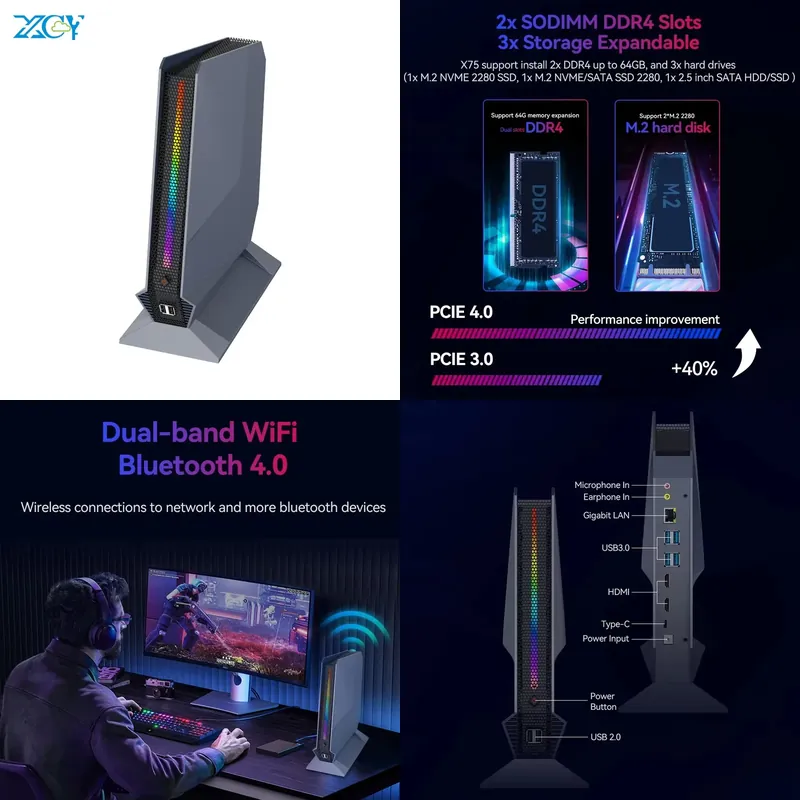 Pc Gaming Rtx 4060 - 【CHIMU HOME】 Mini PC para juegos