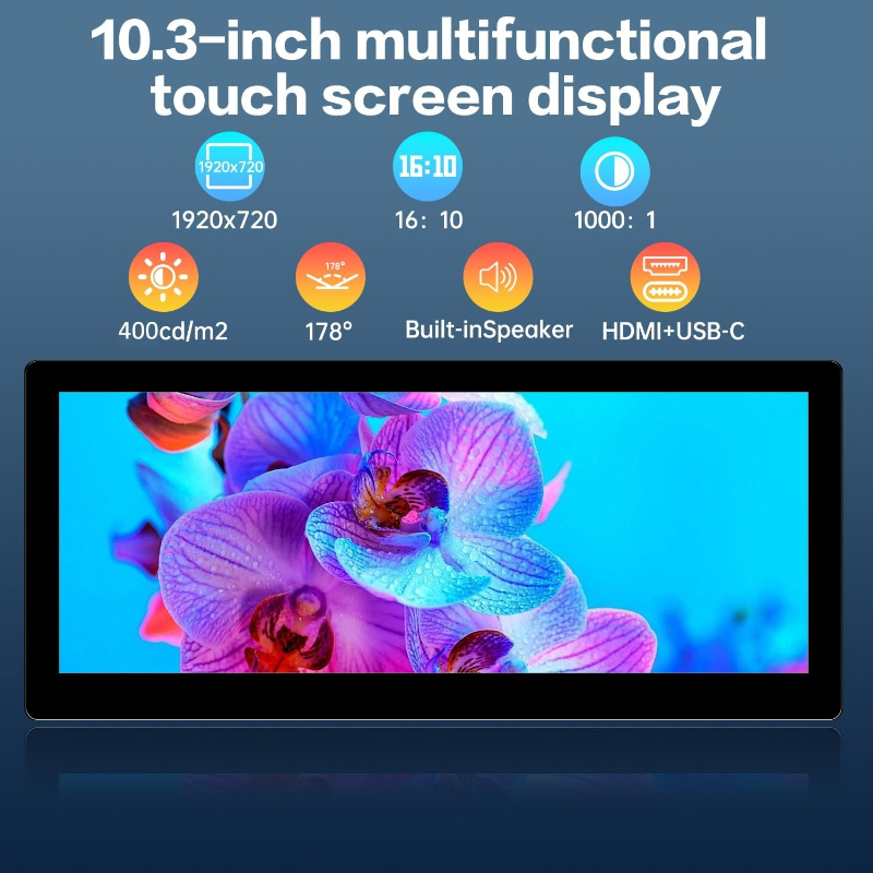 Monitor Portátil de 10.3 Pulga - Pc Gaming On Mobile reseña y precio