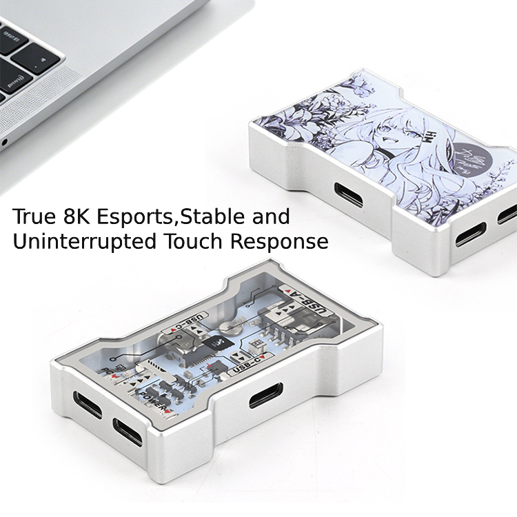 Hub USB RGB de 2 Entradas y 3  - Usb Hub Gaming reseña y precio