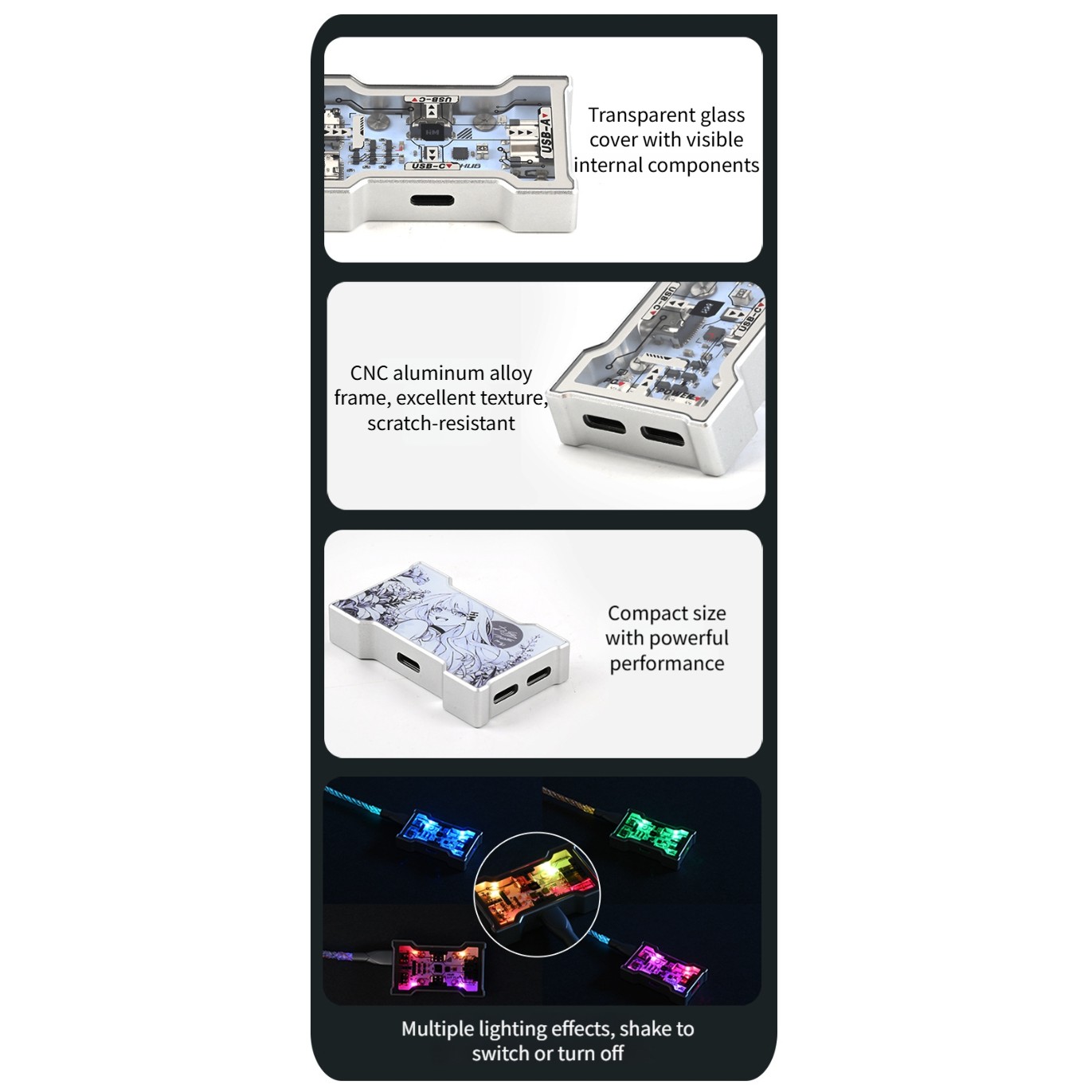 1 Unidad de Hub USB para Juego - Usb Hub Gaming reseña y precio
