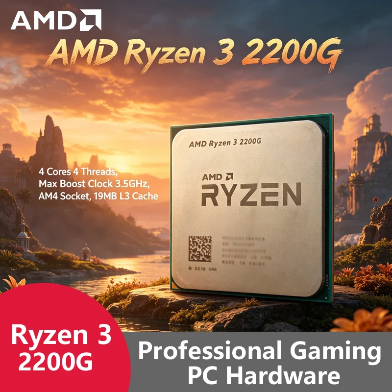 Procesador AMD Ryzen 3 2200G A - Pc Gaming Entry reseña y precio