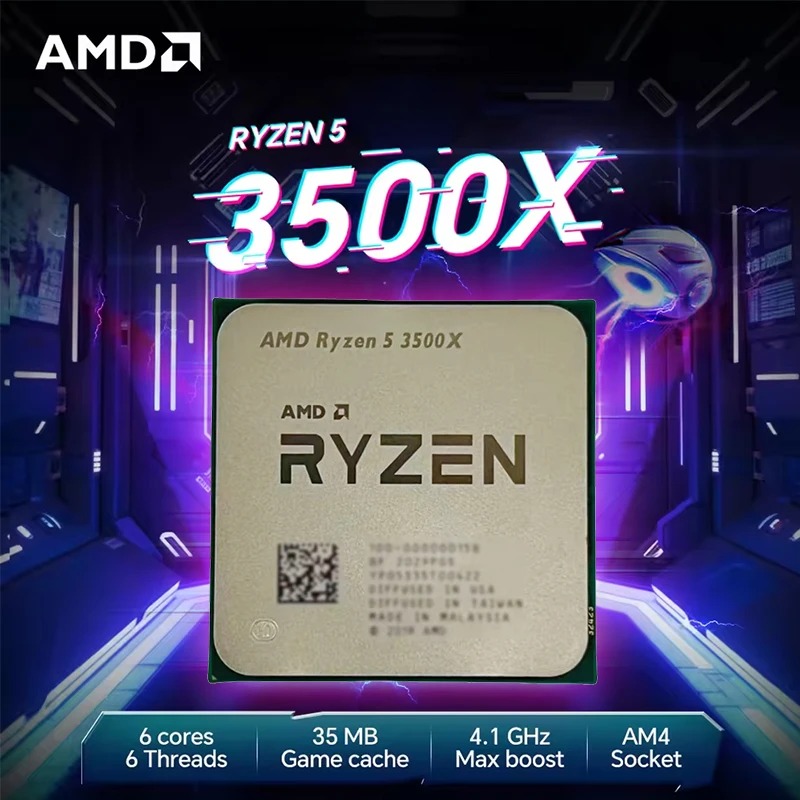 CPU AMD Ryzen 5 3500X para com - Pc Gaming Ryzen reseña y precio