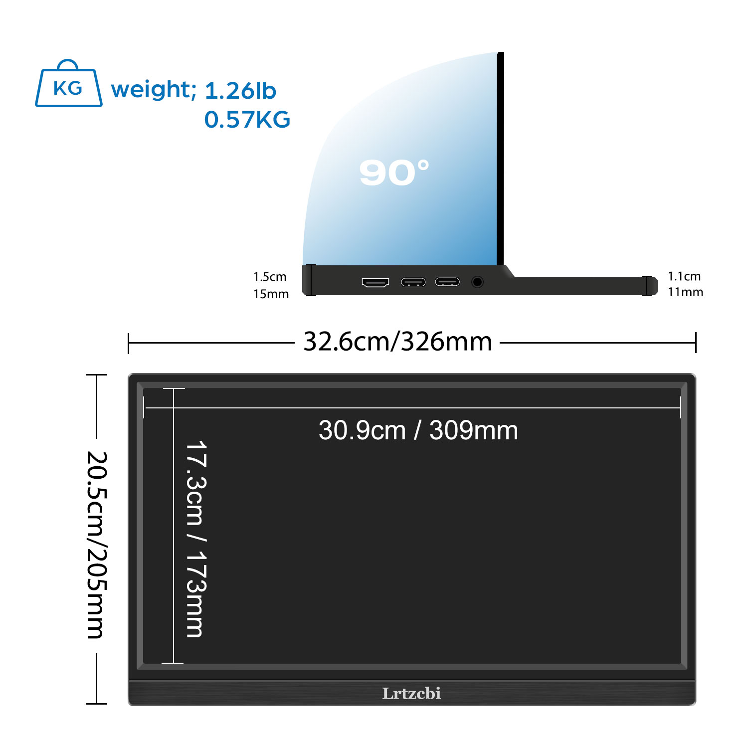 1920*1080 Monitor portátil de  - Pc Gaming On Mobile reseña y precio