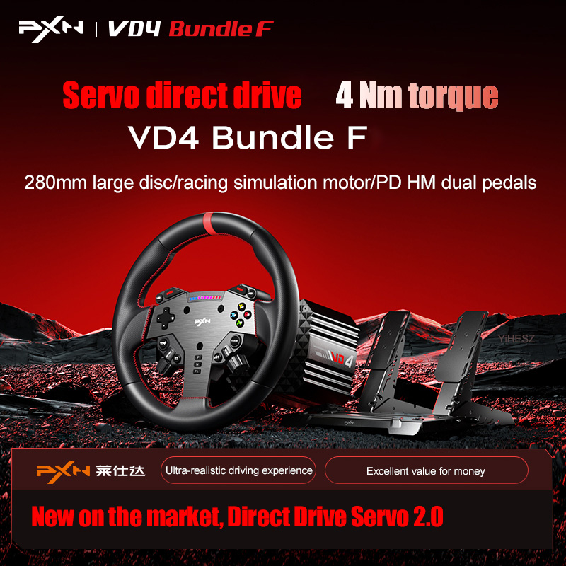 Volante de carreras PXN V4D Bu - Pc Gaming Entry reseña y precio